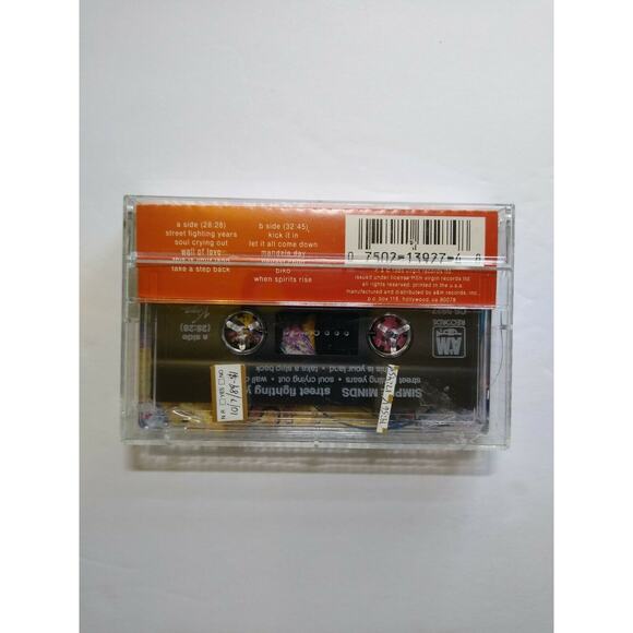 Simple Minds Street Fighting Years 1989 Cassette Tape Album New Wave Synth-pop - Picture 5 of 6